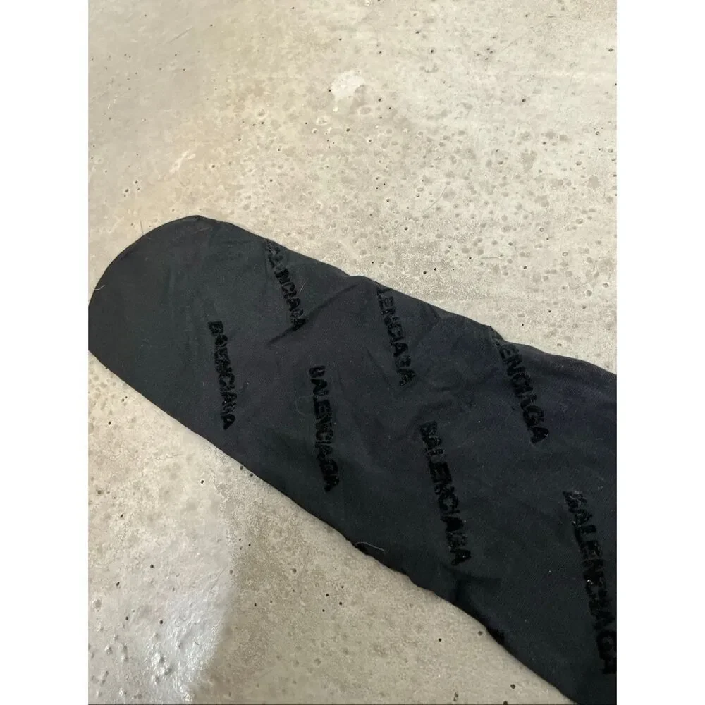 Balenciega Logo Tights | One Size in Black